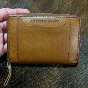 Spikes & Sparrow leather wallet